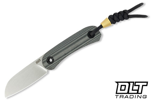 HEARTS SYNERGY M/S & KERA FORCE 3種 KNAFS Lander 4 Fixed Blade - Black Sheep - Black Micarta