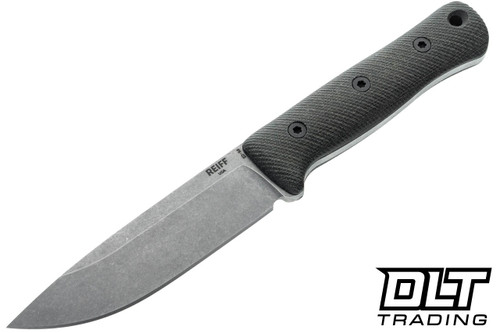 Reiff F5 Field Survival Knife - Stonewash MagnaCut Blade - Green