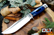 Bark River 1909 Michigan Bowie 7" A2 Blue & Black G10