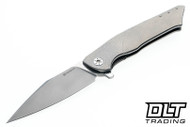 Herman Bee #0241 Silver Titanium - Stonewash MagnaCut Blade