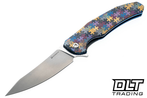 Herman Ishtar #0750 Puzzle Piece Titanium - Blue Backspacer & Clip