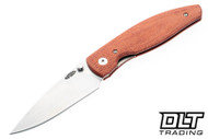Three Rivers Manufacturing Atom MagnaCut - 3D Lizard Skin Contoured - Autumn Orange Micarta