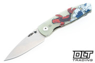 Three Rivers Manufacturing Neutron 2 MagnaCut - Linerlock - 3D Koi Jade G-10