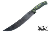 WTG Atayal NC - SK85 APO Washed Blade - Zombie Green Camo Gator Grip G-10 - Black Kydex