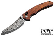 Civivi Knives Sixgill C24050-DS-1 - Gibourtia Wood - Damascus Blade
