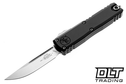 メガニウム　オーダイル　クロバット　デンリュウ Microtech 12314-10 UTX-85 Gen IV - Black Handle - Stonewashed