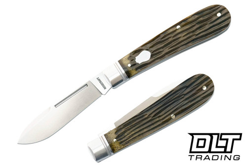 RoseCraft Nolichucky Jack - Vintage Jigged Bone - Satin D2 Spear