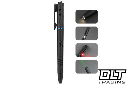 Olight O'Pen 3 Multifunctional Pen Light with Green Laser - Black