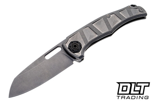 Rangermade Knife & Tool OBJ-2 - Titanium - Sheepsfoot MagnaCut