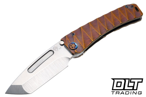 Zacuto マローダー Z-DMR MARAUDER Marauder Marauder Tanto - Tumbled MagnaCut - Black & Silver