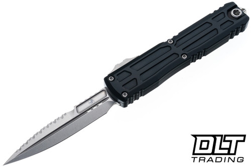 Microtech 1120EX-12S Ultratech EX-ZBP - Black Handle - Stonewash