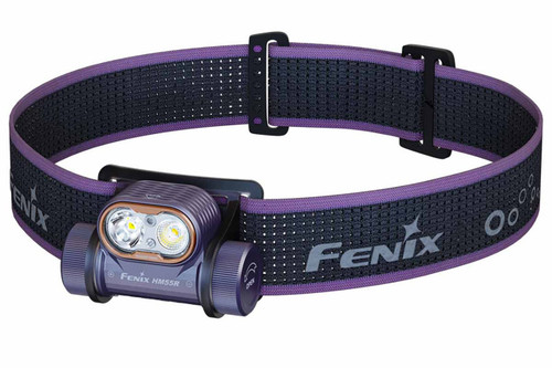 Fenix HM55R Rechargeable Headlamp - Purple - DLT Trading