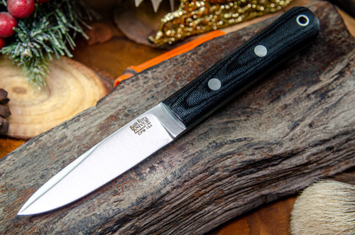 Blade Raid Custom CCU-1 CPM-154 Black Canvas Micarta - Green Liners