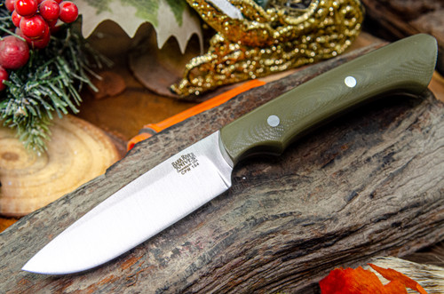 Blade Raid Custom Fox River Featherweight CPM-154 Ranger Green G-10