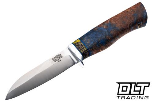 Blade Raid Custom Journeyman A2 Blue & Rust Maple Burl - IBN Spacer
