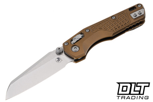 Microtech 210M-10FRTA MSI Mini Ram-Lok - Tan Frag Handle