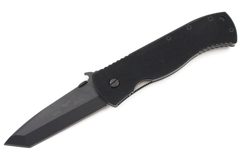 Emerson Super CQC-7 - Black Blade - Wave Feature - Black G-10