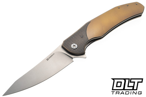 イラクディナール Herman Ishtar - Bronze Gold Titanium - Puzzle V2 Inlay - Blue