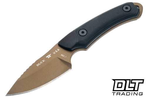 Buck Alpha Scout Backcountry 662BKS1 - Black Handle - Tan Cerakote