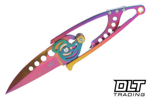 CRKT Snap Lock Folder - Iridescent Titanium Nirtride - DLT Trading