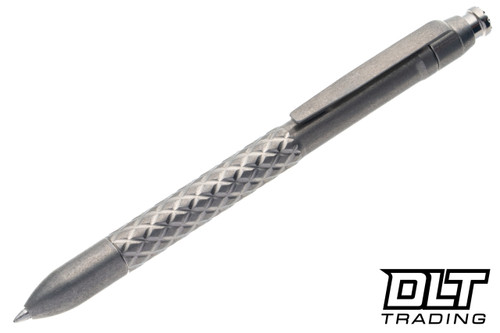 MachineWise ROTA Pen - Parker - Stonewash Knurled Titanium - Twist Cap ...