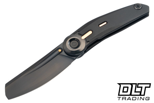 Reate Vulpex VK-CLU Elmax Frosted Satin Black DLC Blade - Black