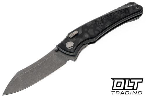 Hawk Knives Talon M390 - Titanium Handle - Black Camo FatCarbon