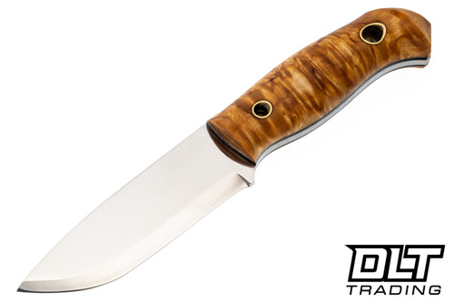 Helle Polaris Knife - Curly Birch - DLT Trading