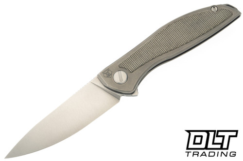 Shirogorov NeOn NL MRBS - Green Canvas Micarta - Elmax Blade - DLT