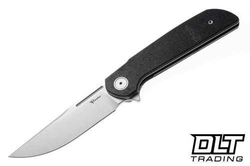 Reate Remedy - Satin Elmax Blade - Black FatCarbon Glass - DLT Trading
