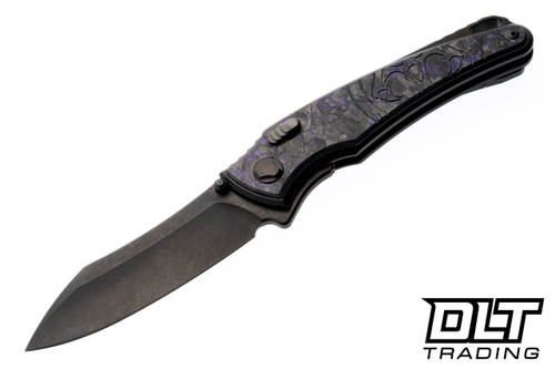 Hawk Talon M390 DLC - DLC Titanium Handle - TechnoCarbo Purple