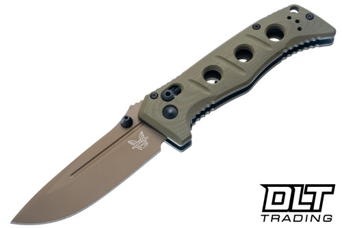 Benchmade Mini Adamas 273FE-05 - OD Green G-10 - Flat Earth