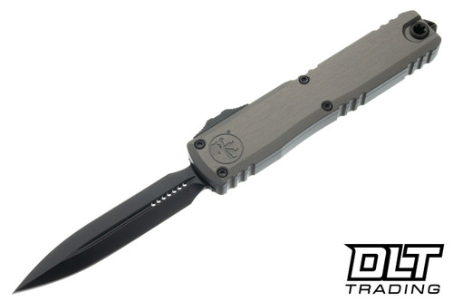 Microtech Ultratech ZBP D/E - Natural Clear Handle - DLC Blade