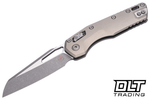 マイティクリティカルストライク　シークレット Microtech MSI S/E - Natural Clear Handle - Apocalyptic Blade - 210