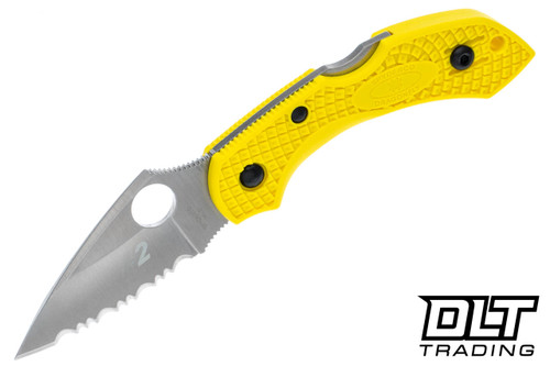 Spyderco C28SYL2 Dragonfly 2 Salt - Fully Serrated
