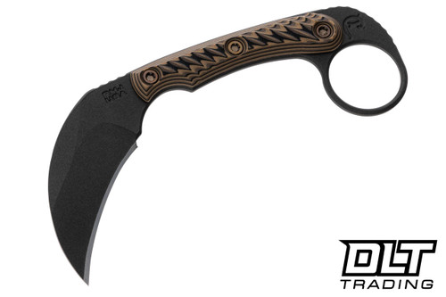 RMJ Tactical Korbin Nitro-V - Hyena Brown G-10 - Tungsten Cerakote
