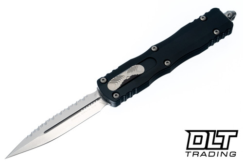 Microtech 227-12 Dirac Delta D/E - Black Handle - Stonewashed