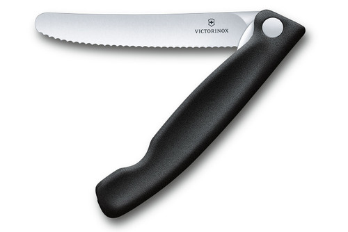 Victorinox Classic Foldable Paring Knife - Black - Serrated - DLT