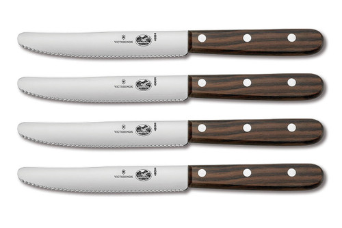 Victorinox Forschner 6-Piece 4.5 Serrated Steak Knife Set, Round