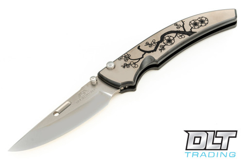 Rockstead SHU-C-ZDP - Polished Blade - Titanium - Apricot Etching