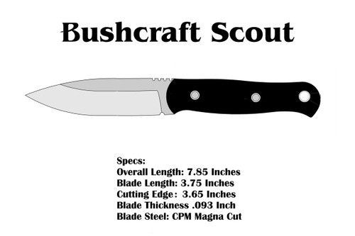 バークリバー】Bushcraft Scout Magna-Cut Wenge-