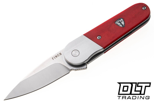 Finch Cherry Bomb - Fire Red Bone - 154CM Stone & Satin