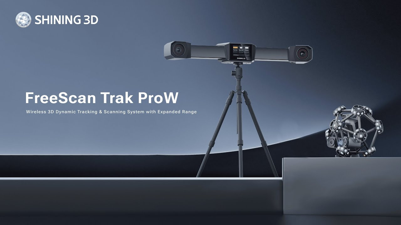 SHINING 3D FreeScan Trak ProW — play the official product demonstration video