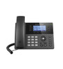 The GXP1782 is a powerful mid-range IP phone with advanced telephony features. This mid-range IP phone comes equipped with 8 lines, 4 SIP accounts, 8 dual-color line keys and 4 XML programmable context sensitive soft keys on a 200 x 80 pixel back-lit LCD display screen.
For added personalization the GXP1782 features personalized ring tone/ring back tone music and integration with advanced web and enterprise applications as well as local weather services. It’s also one of the first Grandstream phones to come equipped with a Kensington Security Slot— one of the most popular anti-theft solutions on the market. The GXP1782 supports the fastest possible connection speeds with dual auto-sensing Gigabit network ports as well as automated provisioning features with media access control.
8 lines, 8 dual-color line keys (with 4 SIP accounts), 4 XML programmable contextsensitive soft keys
Dual switched autosensing 10/100/1000Mbps Gigabit network ports
32 digitally programmable & customizable BLF/fastdial keys
Built-in USB port for importing and exporting data only
HD wideband audio, full-duplex speakerphone with advanced acoustic echo cancellation
Built-in PoE to power the devices and give it a network connection
Supports EHS compatible Plantronics’s headsets
Automated provisioning using TR-069 or AES encrypted XML configuration file
TLS and SRTP security encryption technology to protect calls & accounts and Kensington Security Slot support
5-way audio conferencing for easy conference calls
Large phonebook capacity with up to 2,000 contacts and call history with up to 500 records
Use with Grandstream’s UCM series IP PBX appliance for Zero-Config provisioning, 1-touch call recording & more