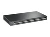 TP-Link 48 Port Gigabit Switch | Smart Managed Switch w/ 4 SFP Slots | Limited Lifetime Protection | Support L2/L3/L4 QoS, IGMP and Link Aggregation | IPv6 and Static Routing (T1600G-52TS)