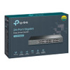 TP-Link 24 Port Gigabit Switch Easy Smart Managed Plug & Play Desktop/Rackmount Sturdy Metal w/ Shielded Ports Support QoS, Vlan, IGMP & LAG (TL-SG1024DE),Black