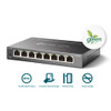 TP-Link 8 Port Gigabit Switch | Easy Smart Managed | Plug & Play | Desktop/Wall-Mount | Sturdy Metal w/ Shielded Ports | Support QoS, Vlan, IGMP and LAG (TL-SG108E)