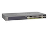 NETGEAR 28-Port PoE Gigabit Ethernet Smart Switch (GS728TP) - Managed, Optional Insight Cloud Management, 24 x PoE+ @ 190W, 4 x 1G SFP, Desktop or Rackmount, and Limited Lifetime Protection