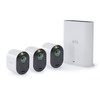 Arlo Ultra - 4K UHD Wire-Free Security 3 Camera System | Indoor/Outdoor with Color Night Vision, 180Â° View, 2-Way Audio, Spotlight, Siren | Works with Alexa and Homekit | (VMS534)