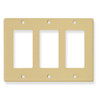 FACEPLATE  DECOREX  3-GANG  IVORY